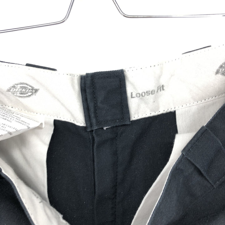 Dickies Work Shorts, Half Pants, Men's, W31 equivalent polyester black type Vintage Second Hand