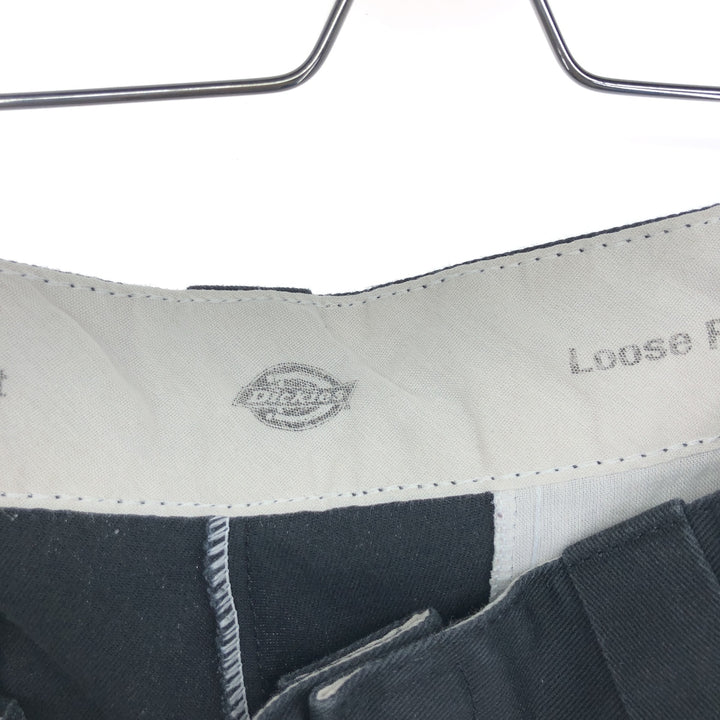 Dickies Work Shorts, Half Pants, Men's, W31 equivalent polyester black type Vintage Second Hand