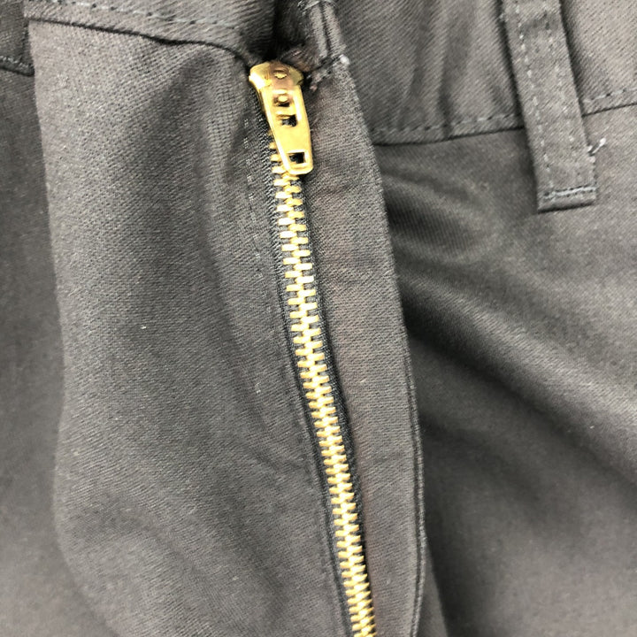 Dickies Work Shorts, Half Pants, Men's, W37 equivalent polyester black type Vintage Second Hand