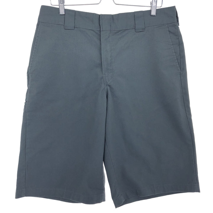 Dickies Relaxed Fit Work Shorts, Half Pants, Men's, W36 equivalent polyester gray type Vintage Second Hand