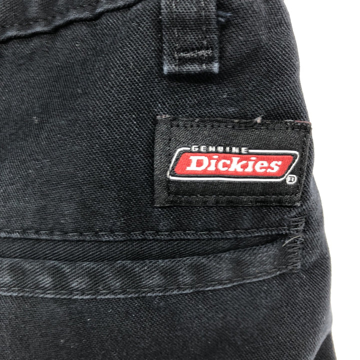 00s~ Dickies work shorts, half pants, men's w30 equivalent polyester black type Vintage Second Hand