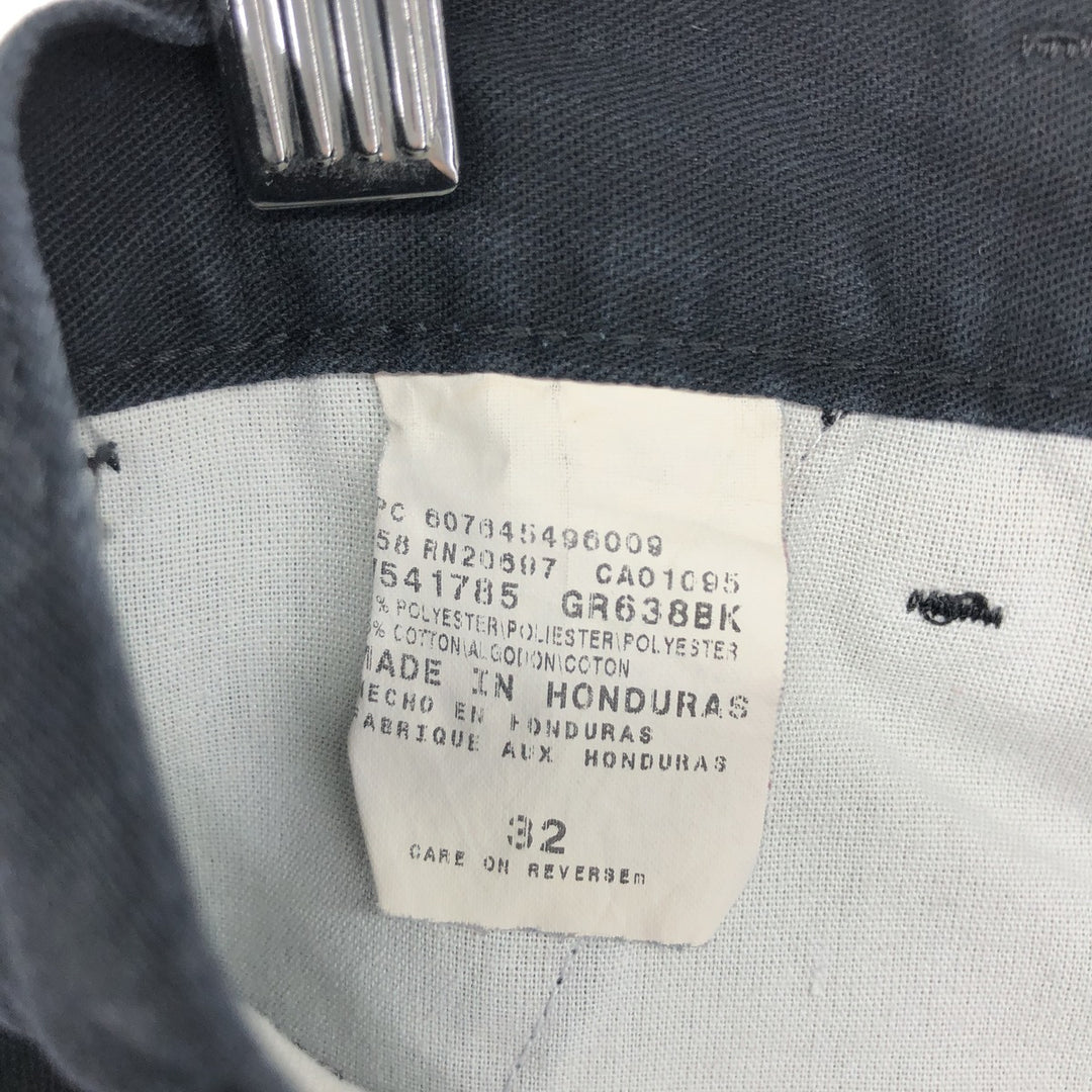 00s~ Dickies work shorts, half pants, men's w30 equivalent polyester black type Vintage Second Hand