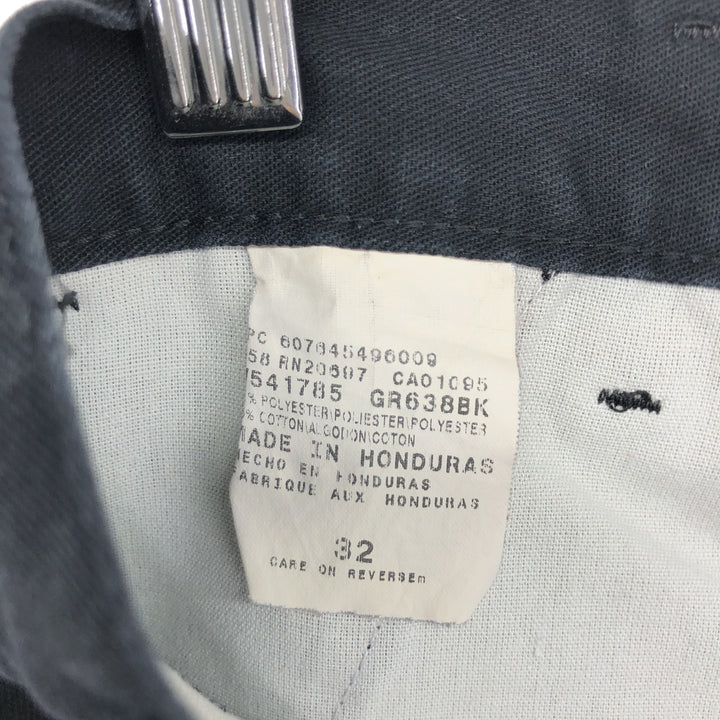 00s~ Dickies work shorts, half pants, men's w30 equivalent polyester black type Vintage Second Hand