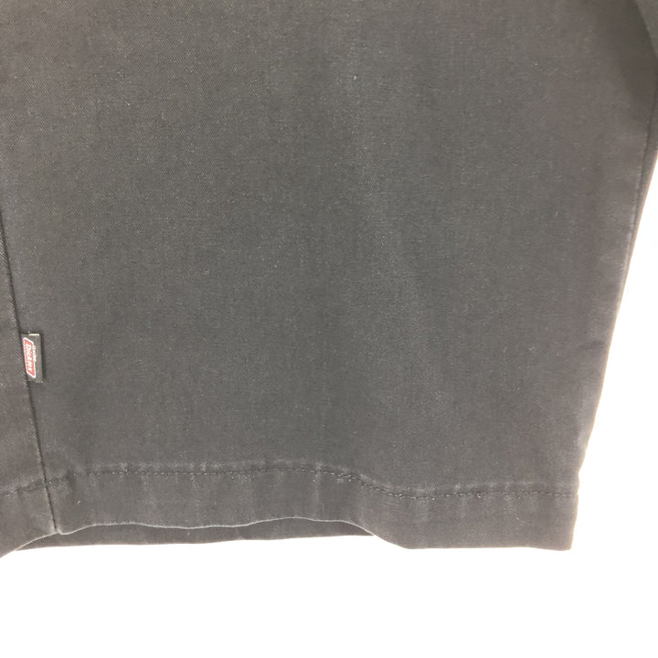 00s~ Dickies work shorts, half pants, men's w30 equivalent polyester black type Vintage Second Hand