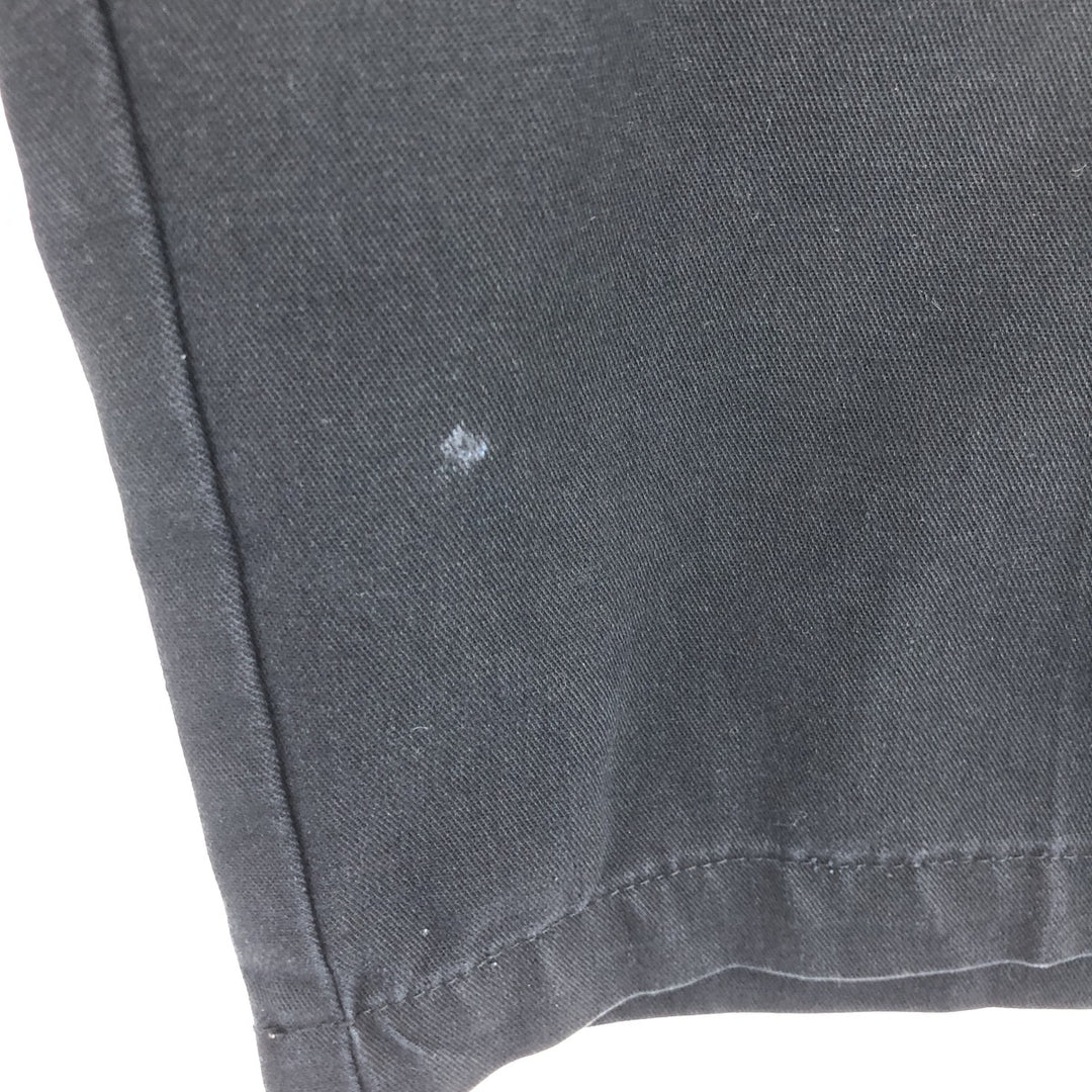 00s~ Dickies work shorts, half pants, men's w30 equivalent polyester black type Vintage Second Hand
