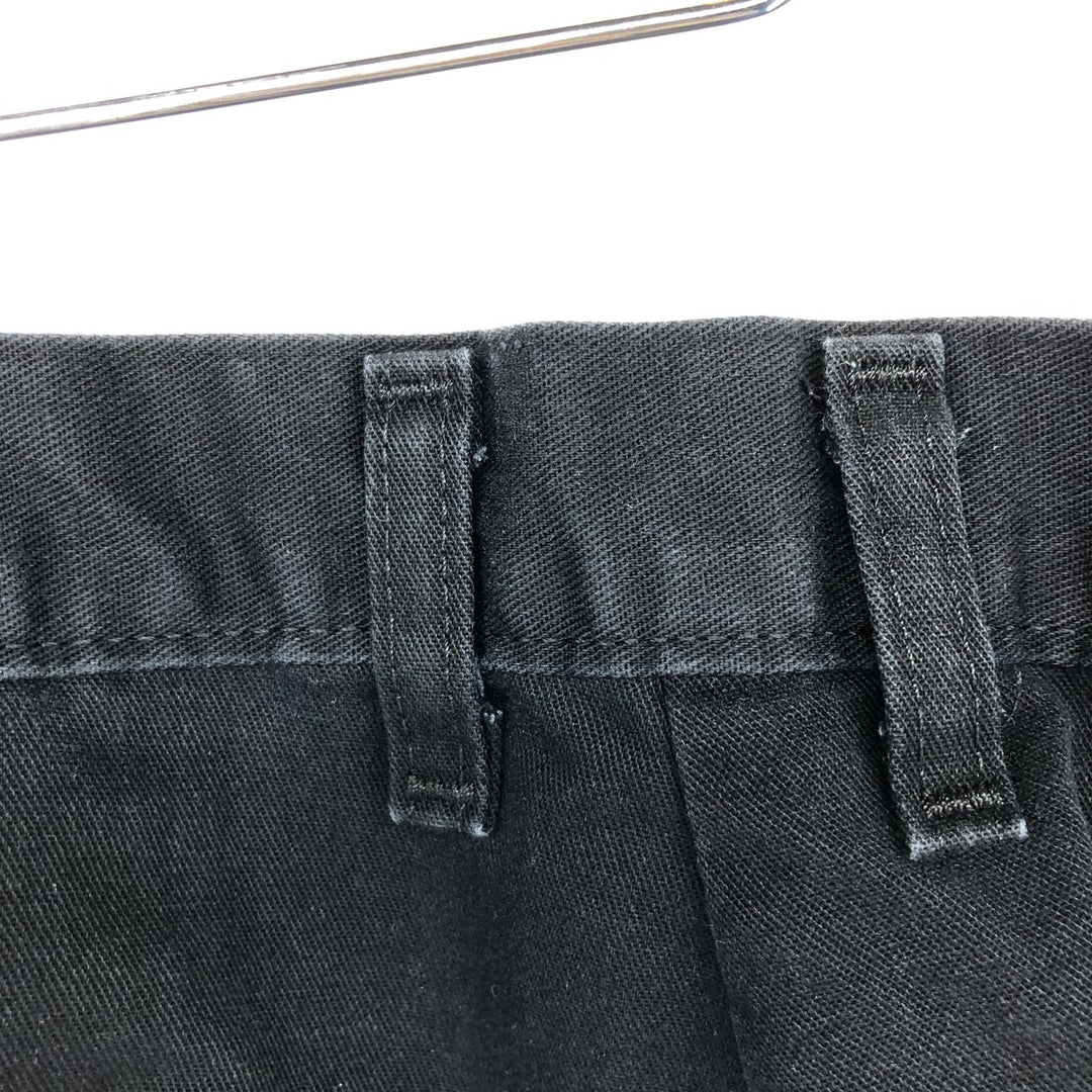 00s~ Dickies work shorts, half pants, men's w30 equivalent polyester black type Vintage Second Hand