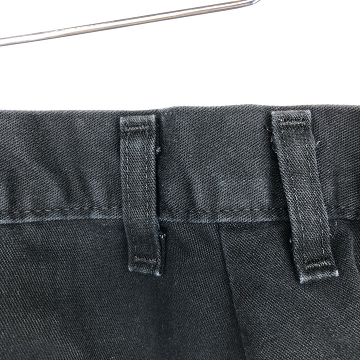 00s~ Dickies work shorts, half pants, men's w30 equivalent polyester black type Vintage Second Hand