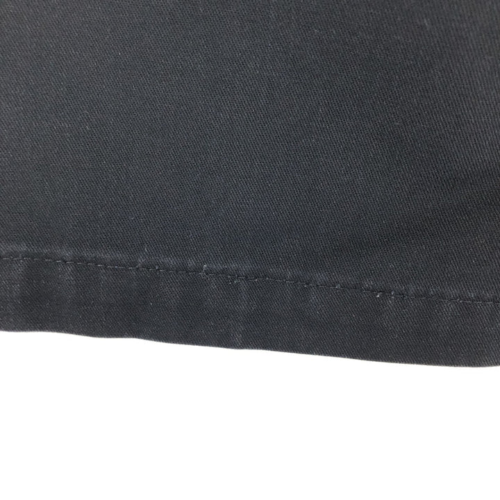 00s~ Dickies work shorts, half pants, men's w30 equivalent polyester black type Vintage Second Hand