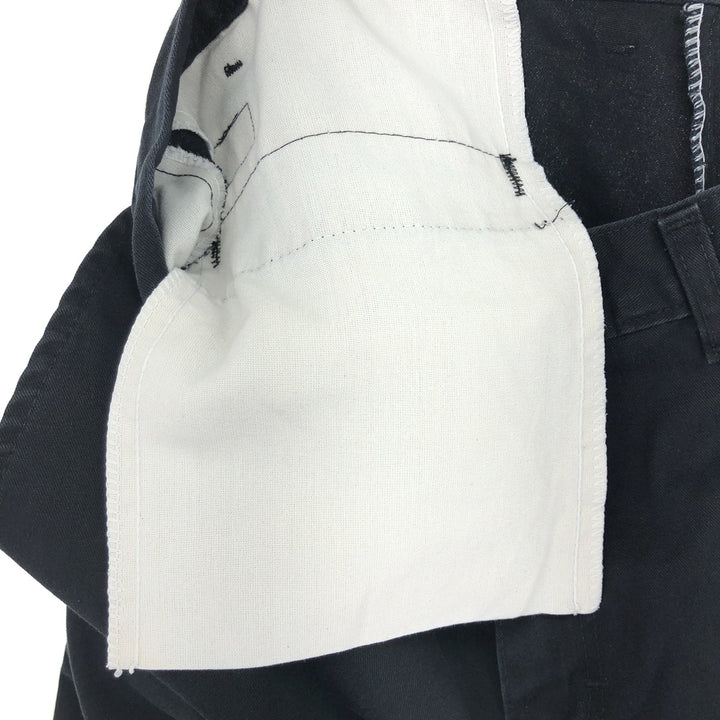00s~ Dickies work shorts, half pants, men's w30 equivalent polyester black type Vintage Second Hand