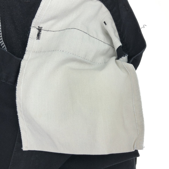 00s~ Dickies work shorts, half pants, men's w30 equivalent polyester black type Vintage Second Hand