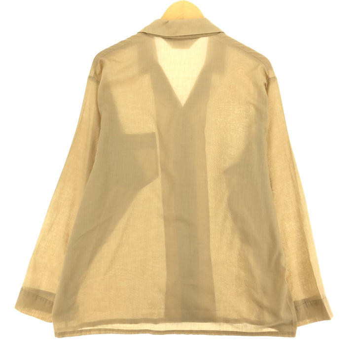 70'S Penney's TOWNCRAFT Long Sleeve Open Collar Box Shirt Men's L Vintage /eaa456603