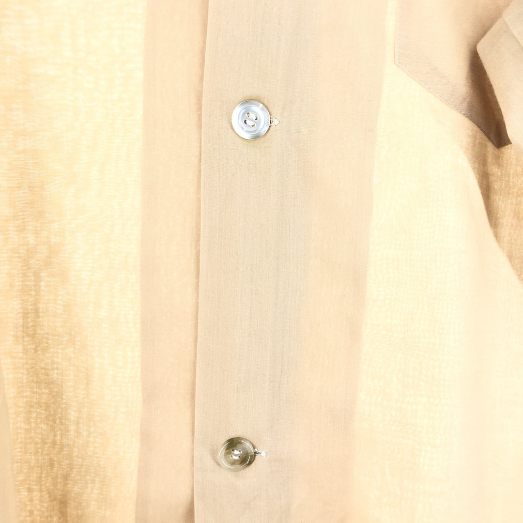 70'S Penney's TOWNCRAFT Long Sleeve Open Collar Box Shirt Men's L Vintage /eaa456603