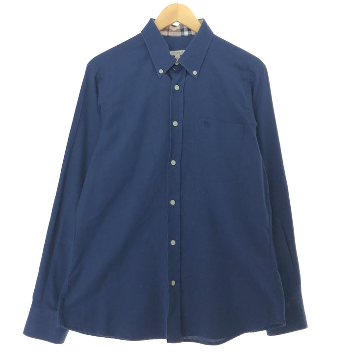 Burberry's LONDON long sleeve button down shirt made in England men's L /eaa456605