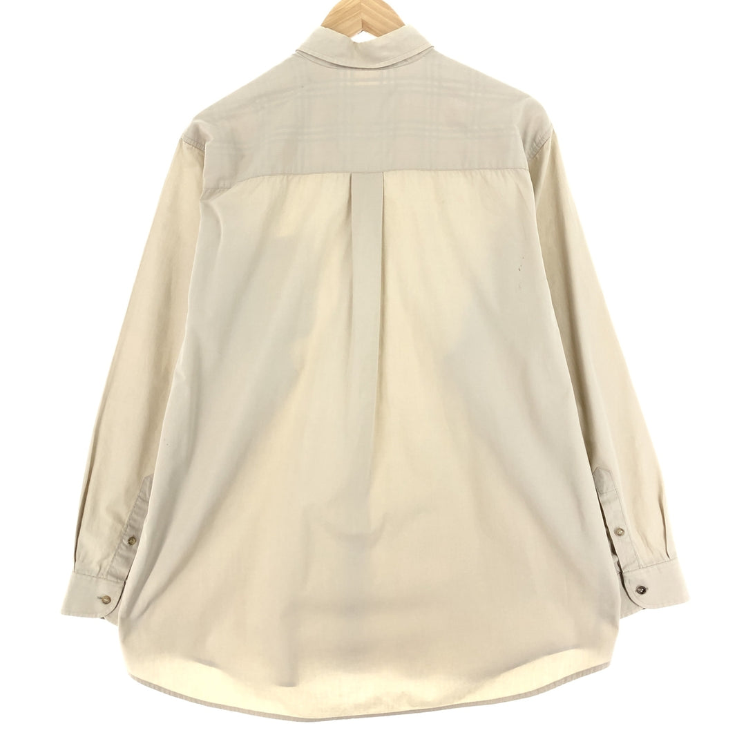 Burberry's LONDON long sleeve button down shirt made in France men's L /eaa456607