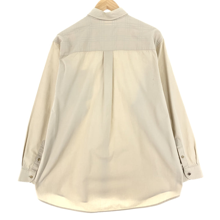 Burberry's LONDON long sleeve button down shirt made in France men's L /eaa456607