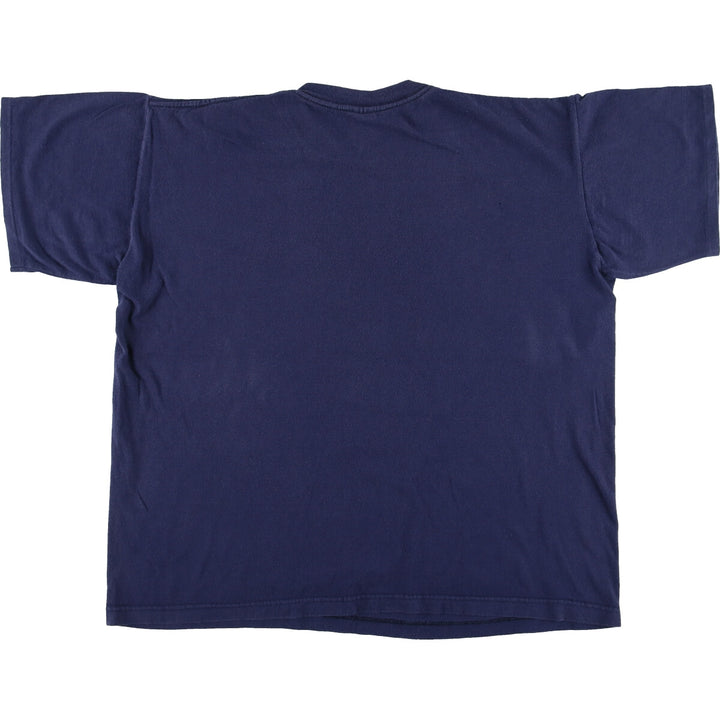 TRUE-FAN SPORTSWEAR NFL DALLAS COWBOYS Dallas Cowboys Logo Print T-Shirt Men's XL cotton navy blue type Vintage Second Hand