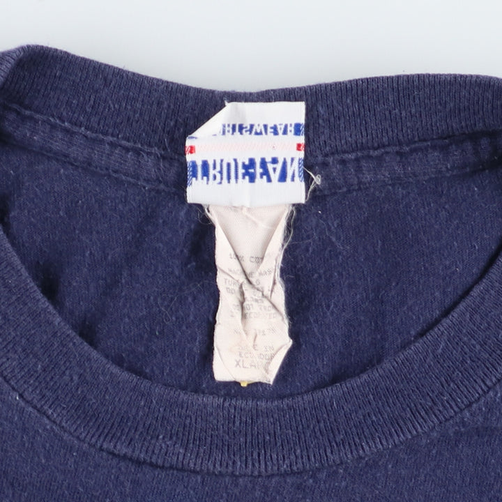 TRUE-FAN SPORTSWEAR NFL DALLAS COWBOYS Dallas Cowboys Logo Print T-Shirt Men's XL cotton navy blue type Vintage Second Hand