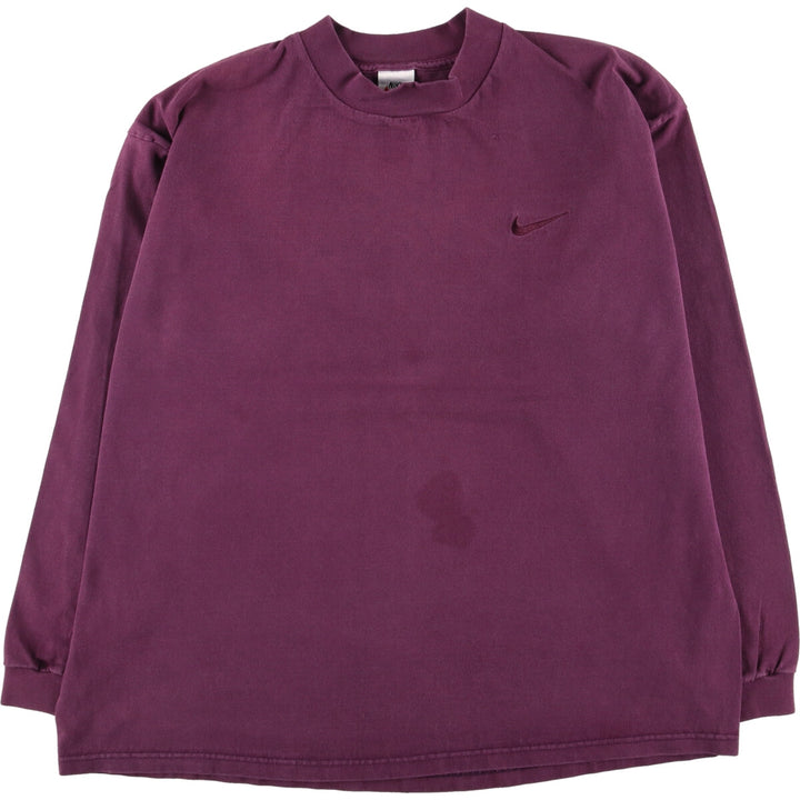 90'S Nike Mock Neck Long T-Shirt Long Sleeve T Made in USA Men's XL Vintage /eaa456715