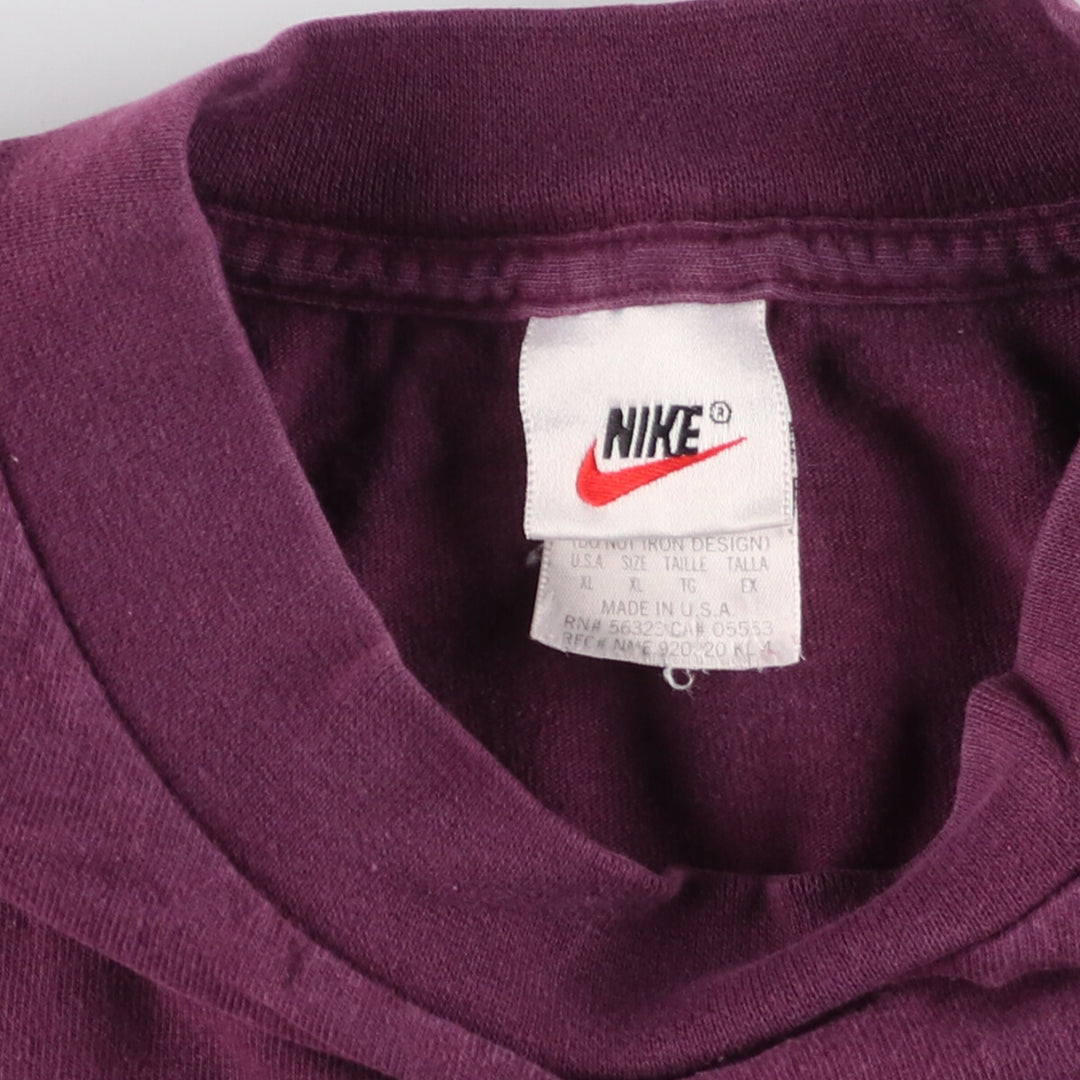 90'S Nike Mock Neck Long T-Shirt Long Sleeve T Made in USA Men's XL Vintage /eaa456715
