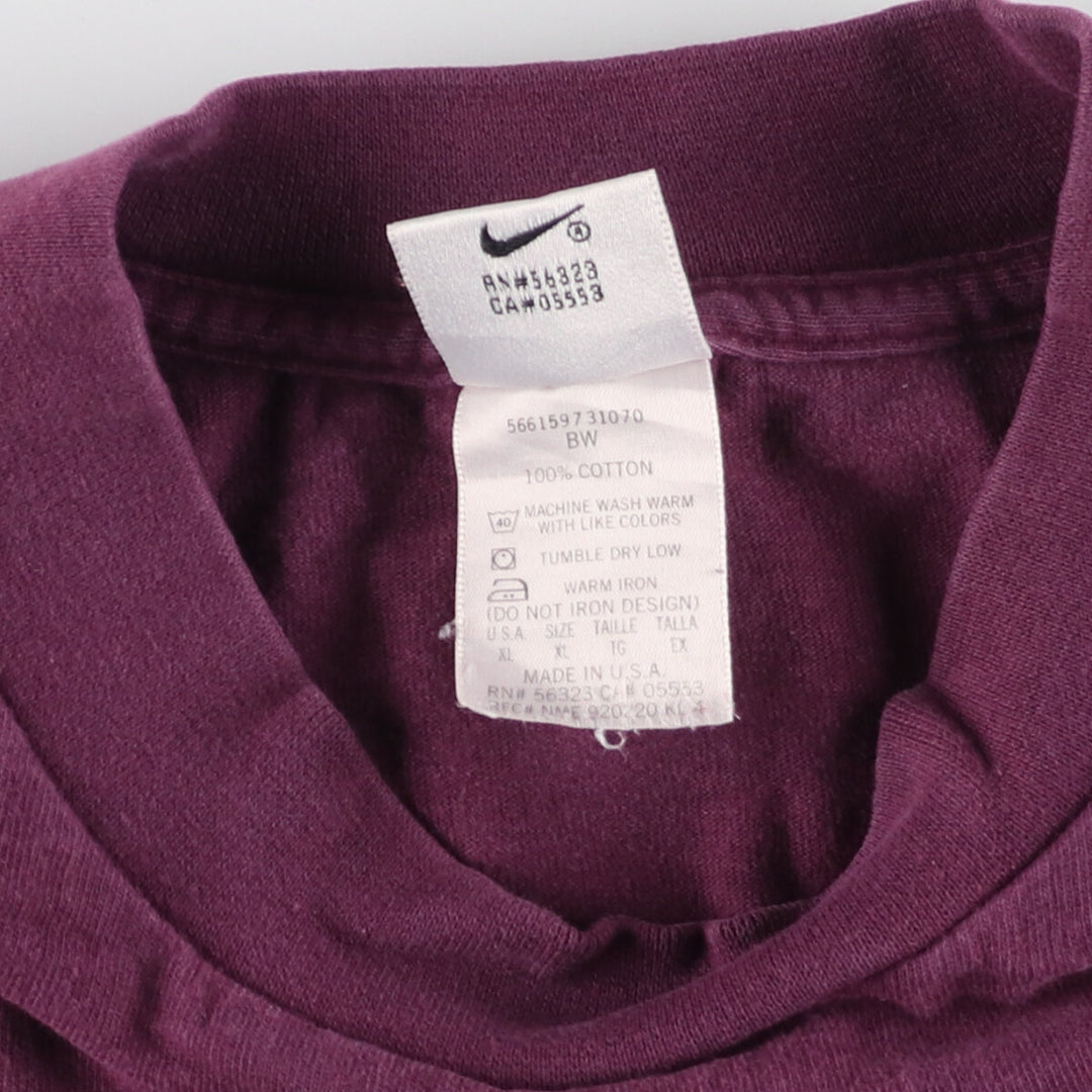 90'S Nike Mock Neck Long T-Shirt Long Sleeve T Made in USA Men's XL Vintage /eaa456715