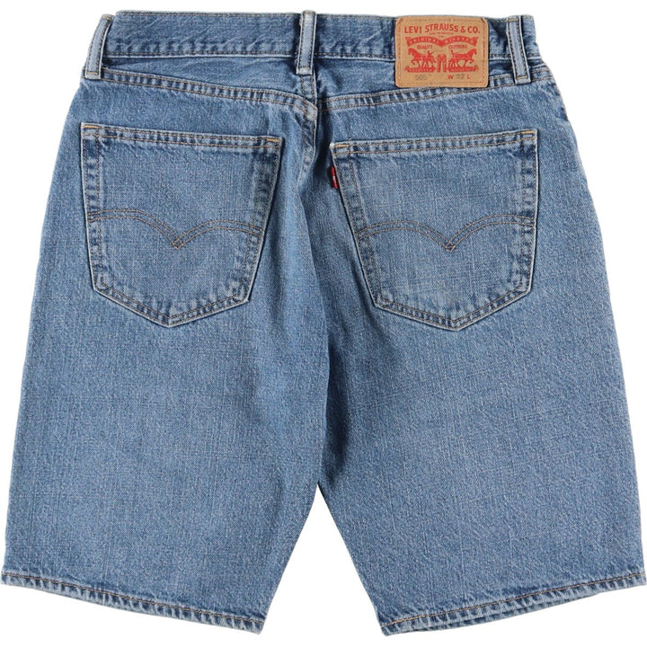 Levi's 505 denim shorts, half pants, men's w32 / eaa456718