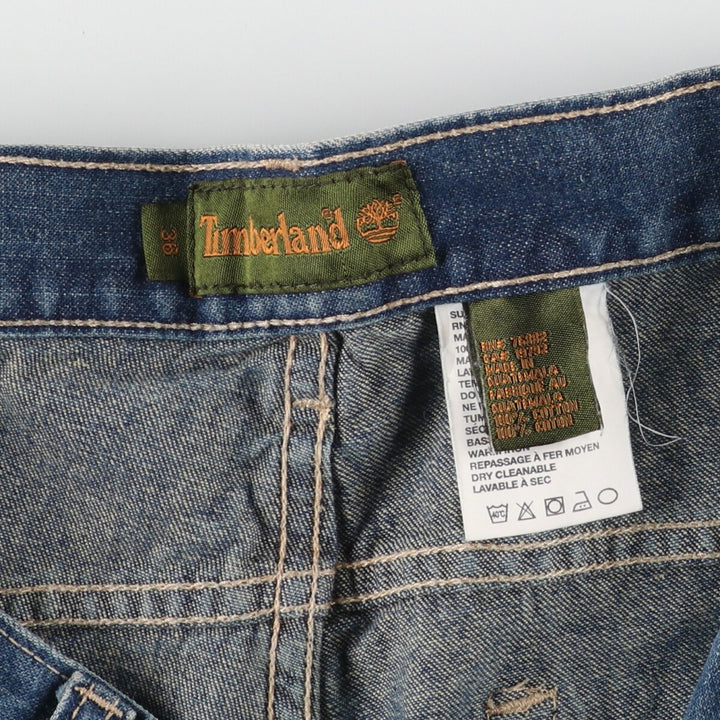 90'S Timberland denim shorts, half pants, men's size 38, vintage / eaa456726