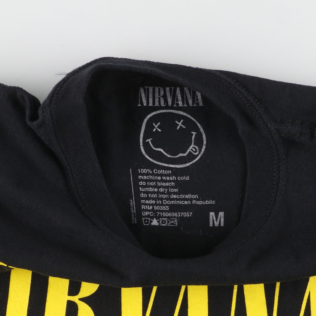 NIRVANA Nirvana Band T-shirt Band T Men's M /eaa456768