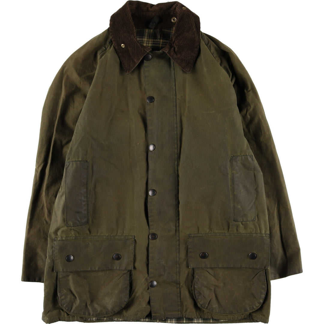 90'S Barbour BEAUFORT 3 Warrant Oiled Hunting Jacket Made in England C40 Men's M /eaa456772