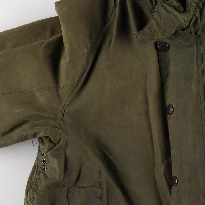 90'S Barbour BEAUFORT 3 Warrant Oiled Hunting Jacket Made in England C40 Men's M /eaa456772