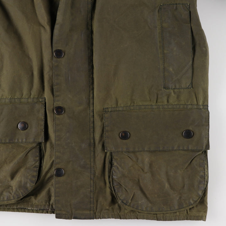 90'S Barbour BEAUFORT 3 Warrant Oiled Hunting Jacket Made in England C40 Men's M /eaa456772