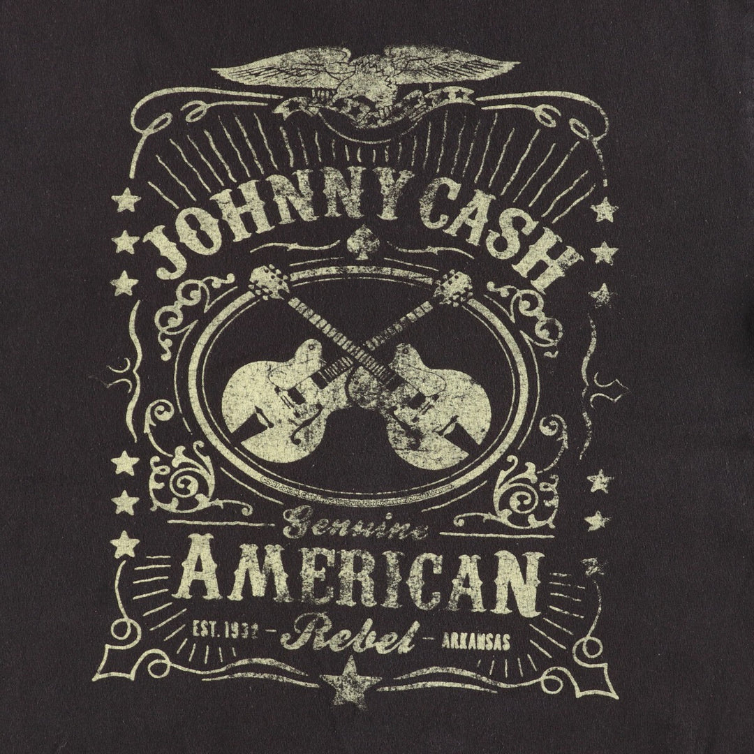 ZION JONNY CASH Johnny Cash Band T-shirt Band T Men's M /eaa456775