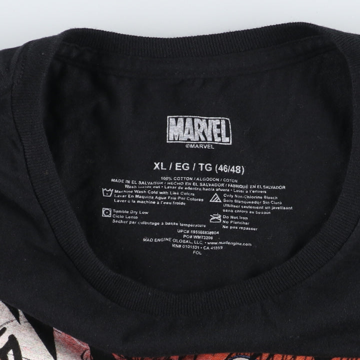 MARVEL X-MEN character print T-shirt, men's XL /eaa456884