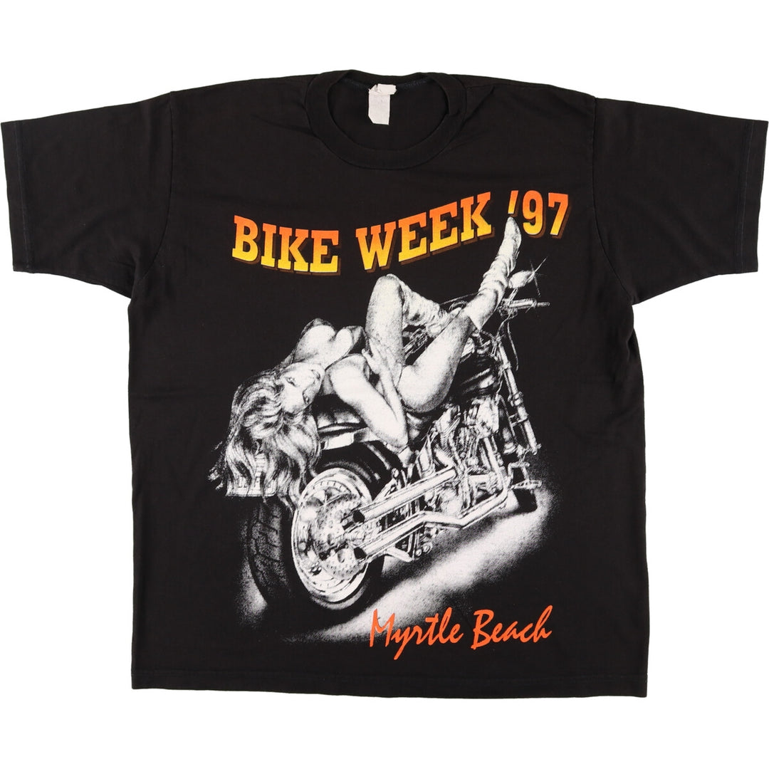 90'S 2Z athletics BIKE WEEK Motorcycle Bike T-shirt Men's L Vintage /eaa456985