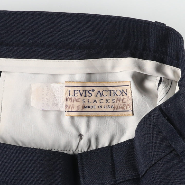 80s-90'S Levi's ACTION SLACKS STA-PREST Sta-Prest Slacks Pants Made in USA Men's W36 Vintage /eaa457026