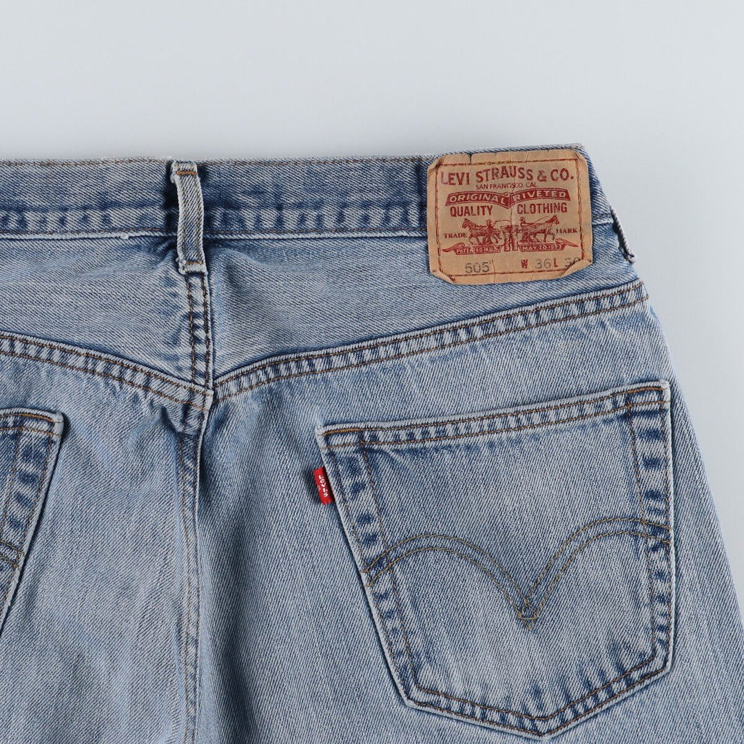 00'S Levi's 505 REGULAR FIT tapered denim pants for men w35 / eaa457028