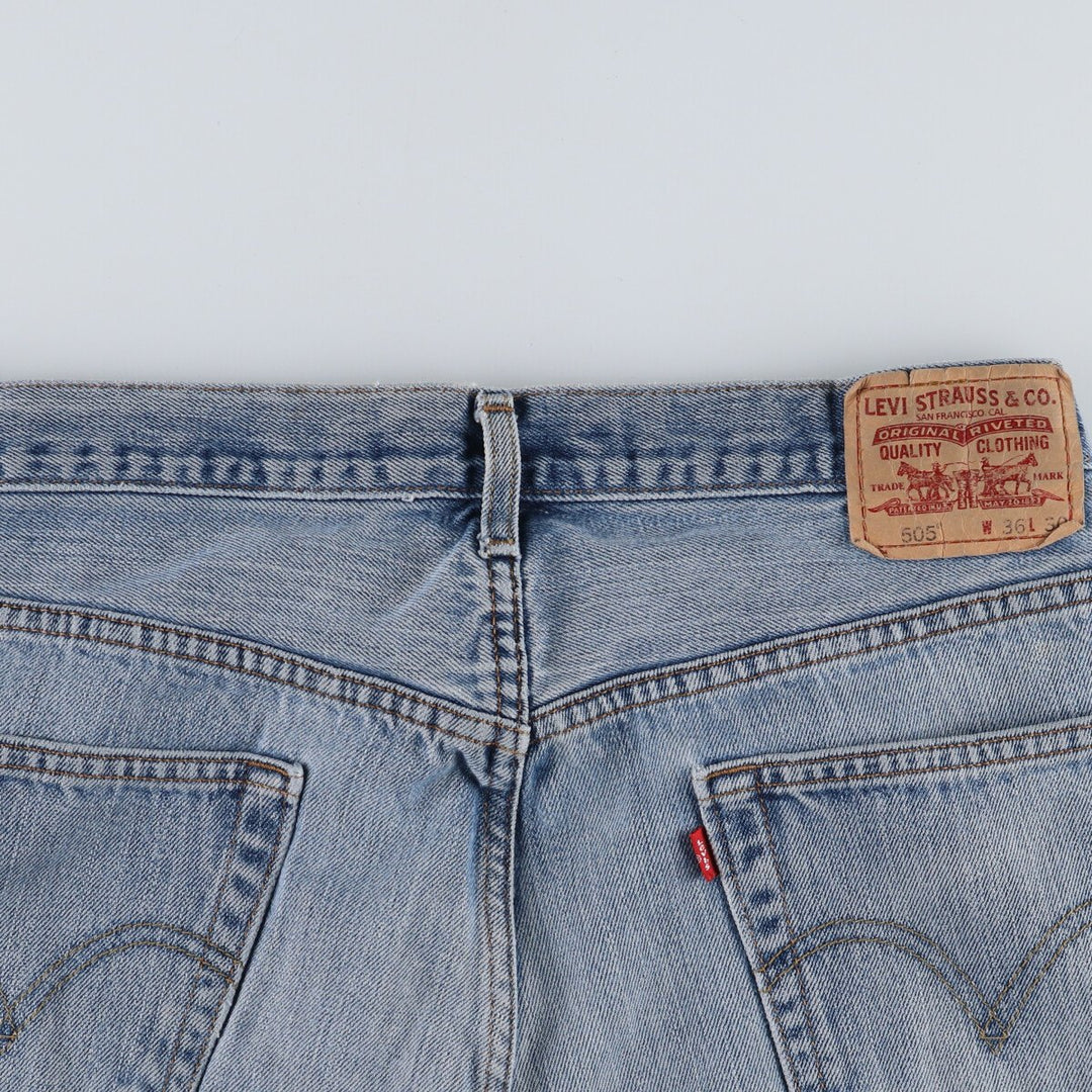 00'S Levi's 505 REGULAR FIT tapered denim pants for men w35 / eaa457028