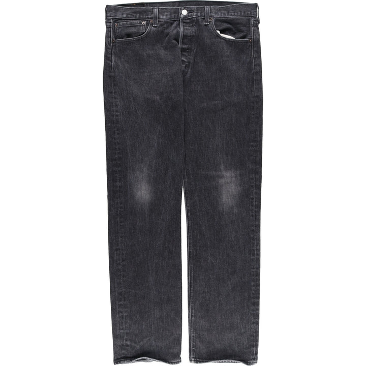 Levi's 501 Black Denim Straight Denim Pants Men's W35 / eaa457034