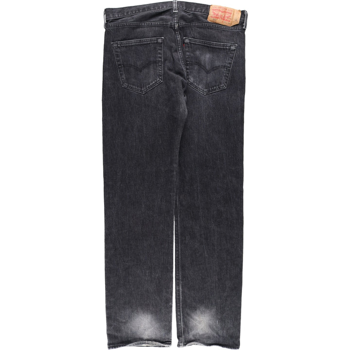 Levi's 501 Black Denim Straight Denim Pants Men's W35 / eaa457034