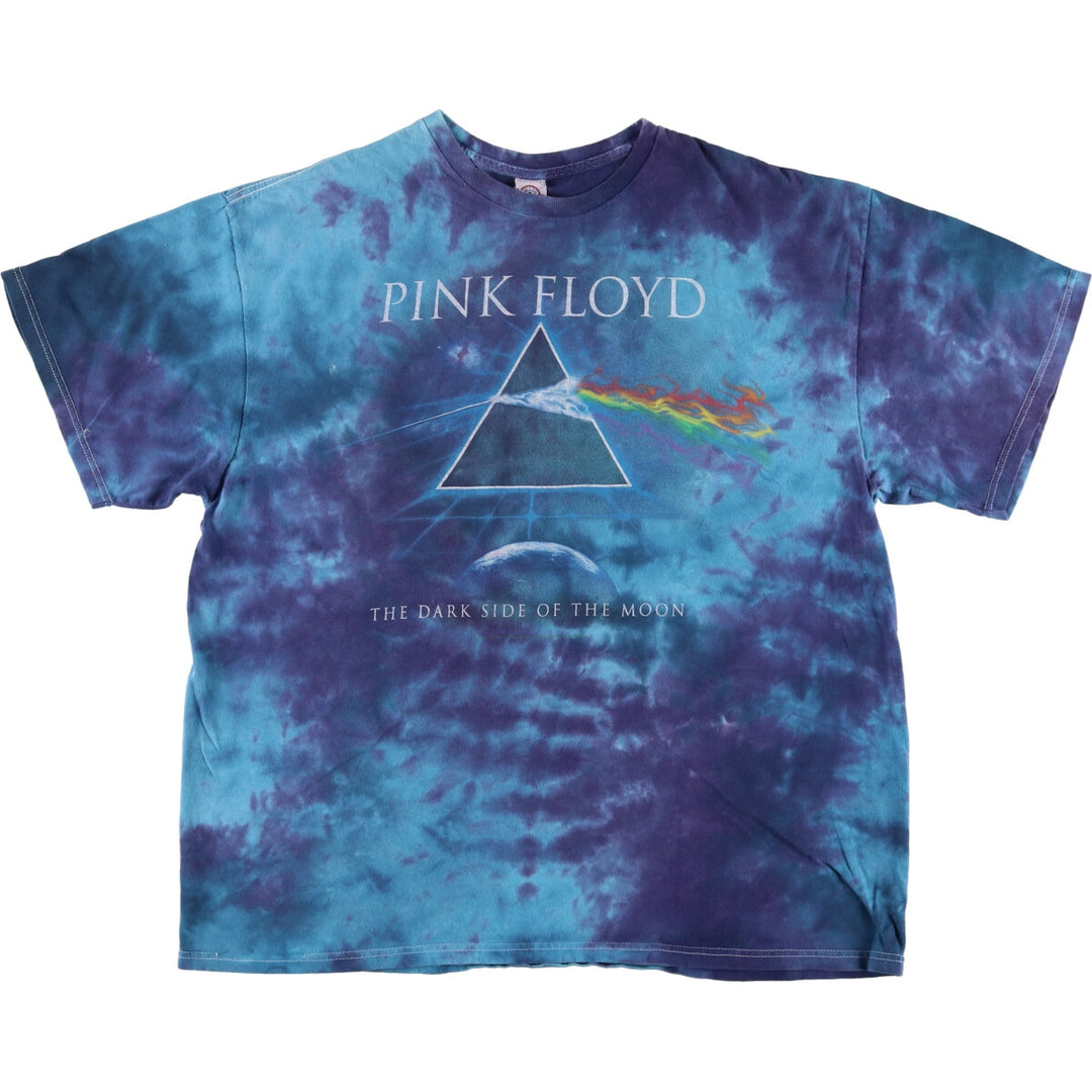 PINK FLOYD Pink Floyd Tie-dye Pattern Band T-shirt Band T Men's XXL /eaa457048