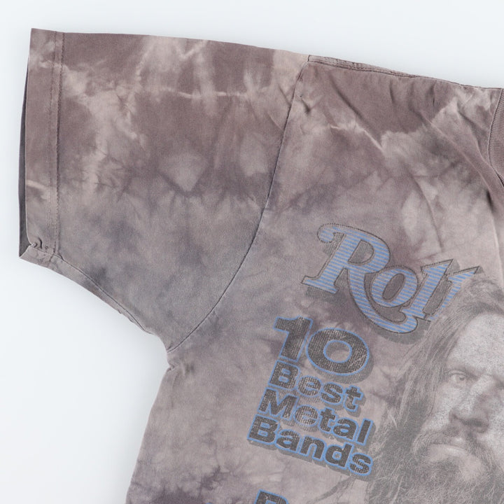 Rob Zombie Tie-dye Pattern Band T-shirt Band T Men's L Metal /eaa457088