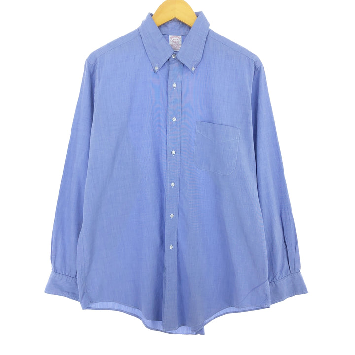 90'S Brooks Brothers MAKERS Long Sleeve Button Down Shirt Made in USA Men's L Vintage /eaa457136