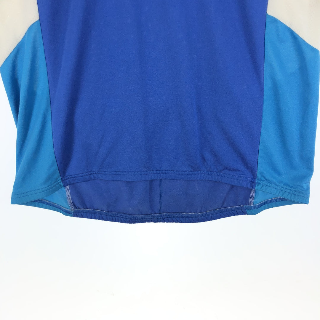 90'S Nike Silver Tag Half Zip Short Sleeve Cycling Shirt Women's Medium Vintage unknown blue type Vintage Second Hand