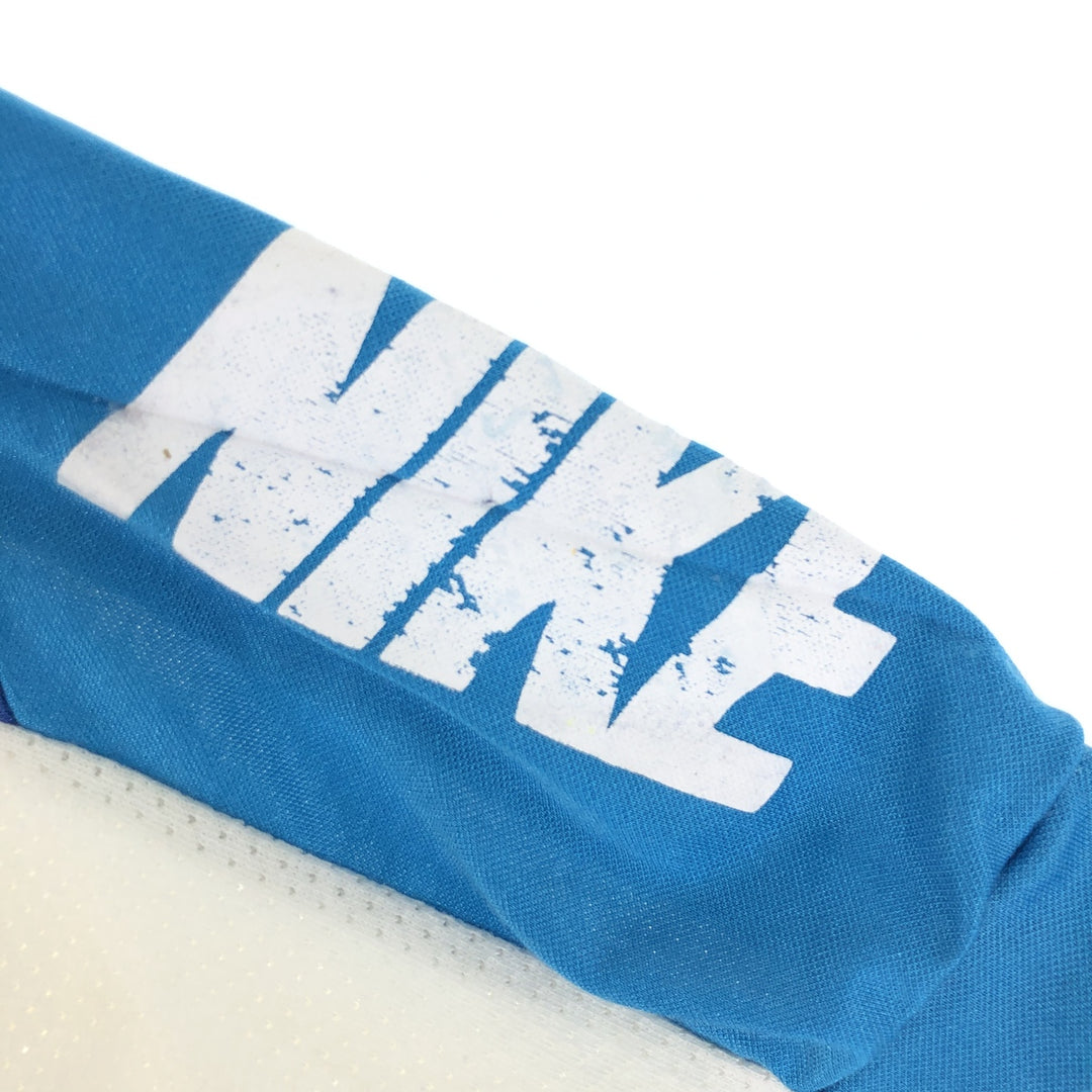 90'S Nike Silver Tag Half Zip Short Sleeve Cycling Shirt Women's Medium Vintage unknown blue type Vintage Second Hand