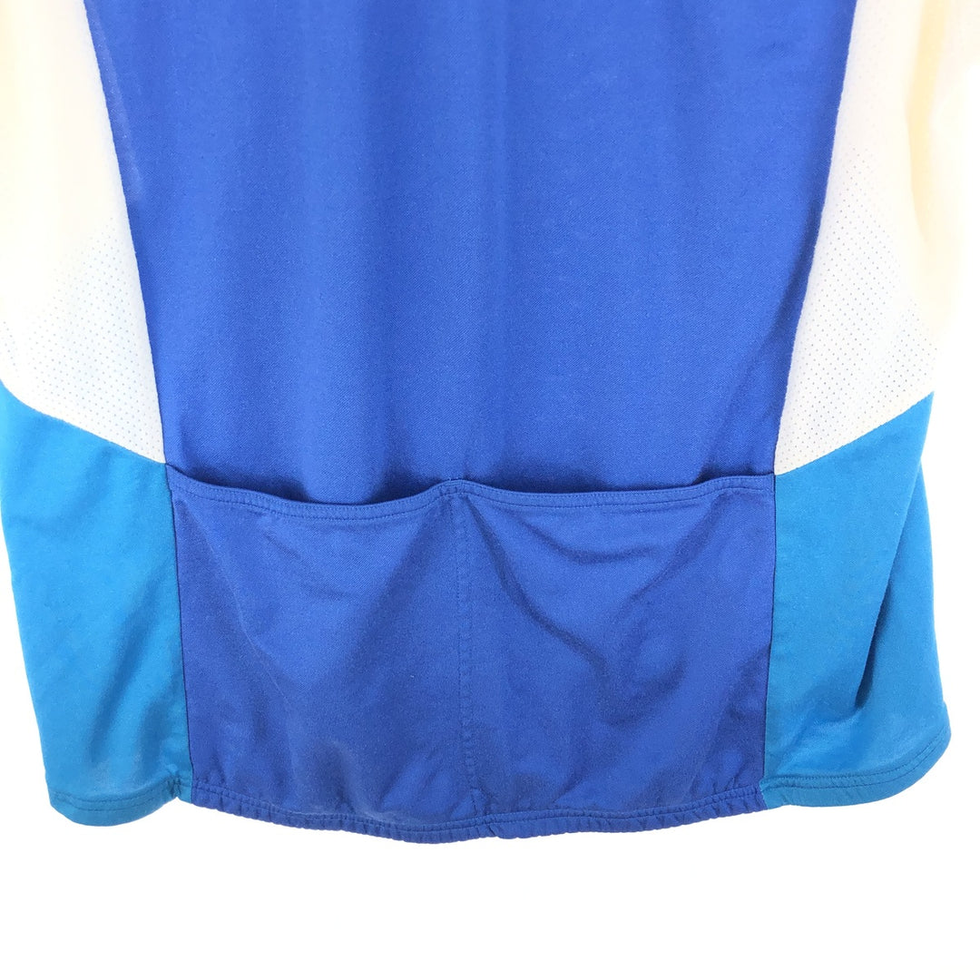 90'S Nike Silver Tag Half Zip Short Sleeve Cycling Shirt Women's Medium Vintage unknown blue type Vintage Second Hand