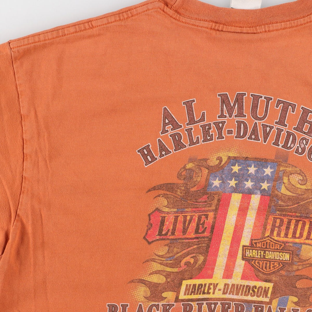 00'S Harley-Davidson Motorcycle Bike T-shirt Made in USA Men's XL /eaa457170