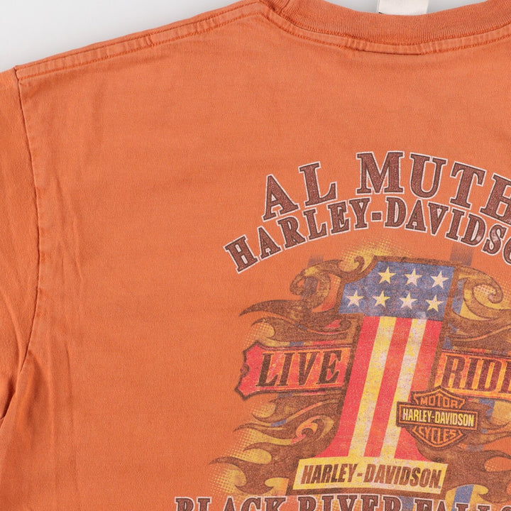 00'S Harley-Davidson Motorcycle Bike T-shirt Made in USA Men's XL /eaa457170