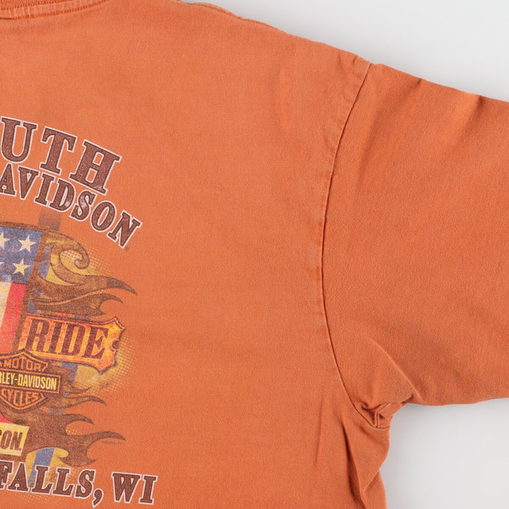 00'S Harley-Davidson Motorcycle Bike T-shirt Made in USA Men's XL /eaa457170