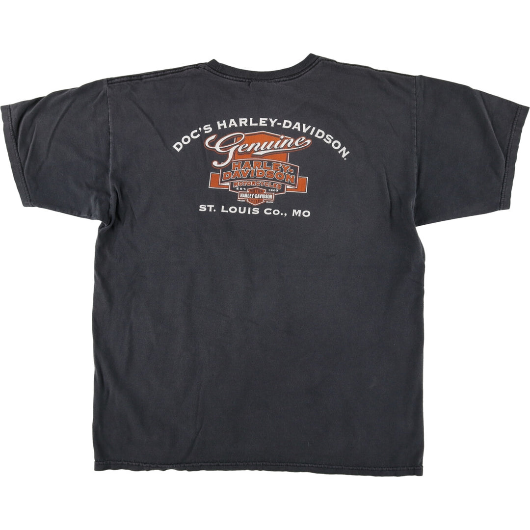 Harley-Davidson Motorcycle Bike T-shirt Men's L /eaa457223