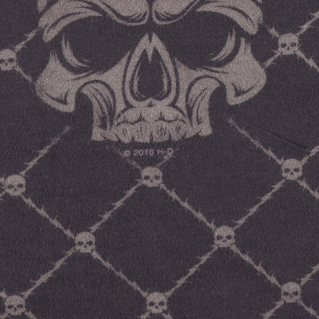 Harley-Davidson Skull Pattern Motorcycle Bike T-shirt Men's XL /eaa457229