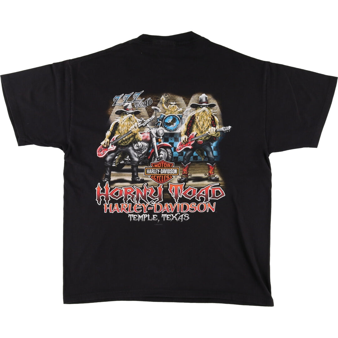 Harley-Davidson Hanes BEEFY-T Motorcycle Bike T-shirt Men's L /eaa457230